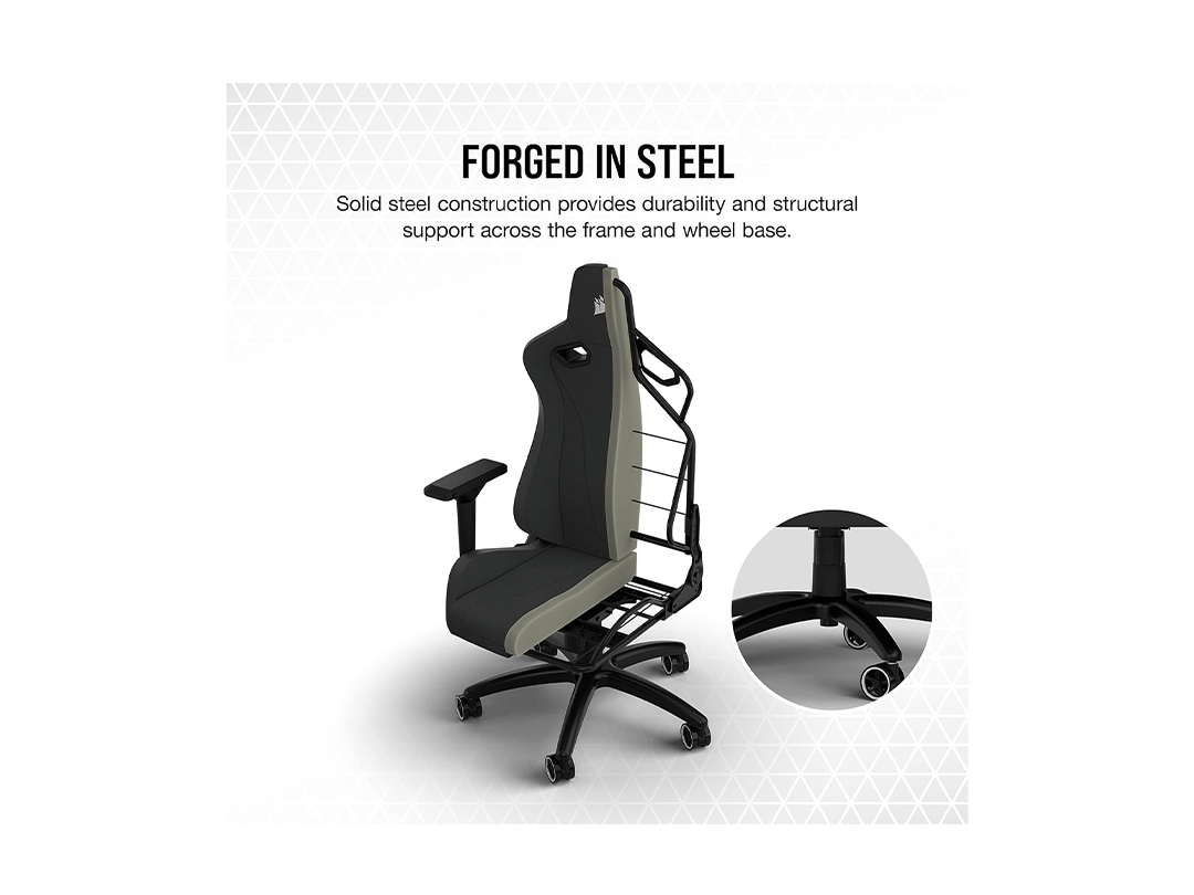 Corsair TC200 Gaming Chair - Soft Fabric – Black in Qatar Corsair TC200 Gaming Chair - Soft Fabric – Black in Qatar